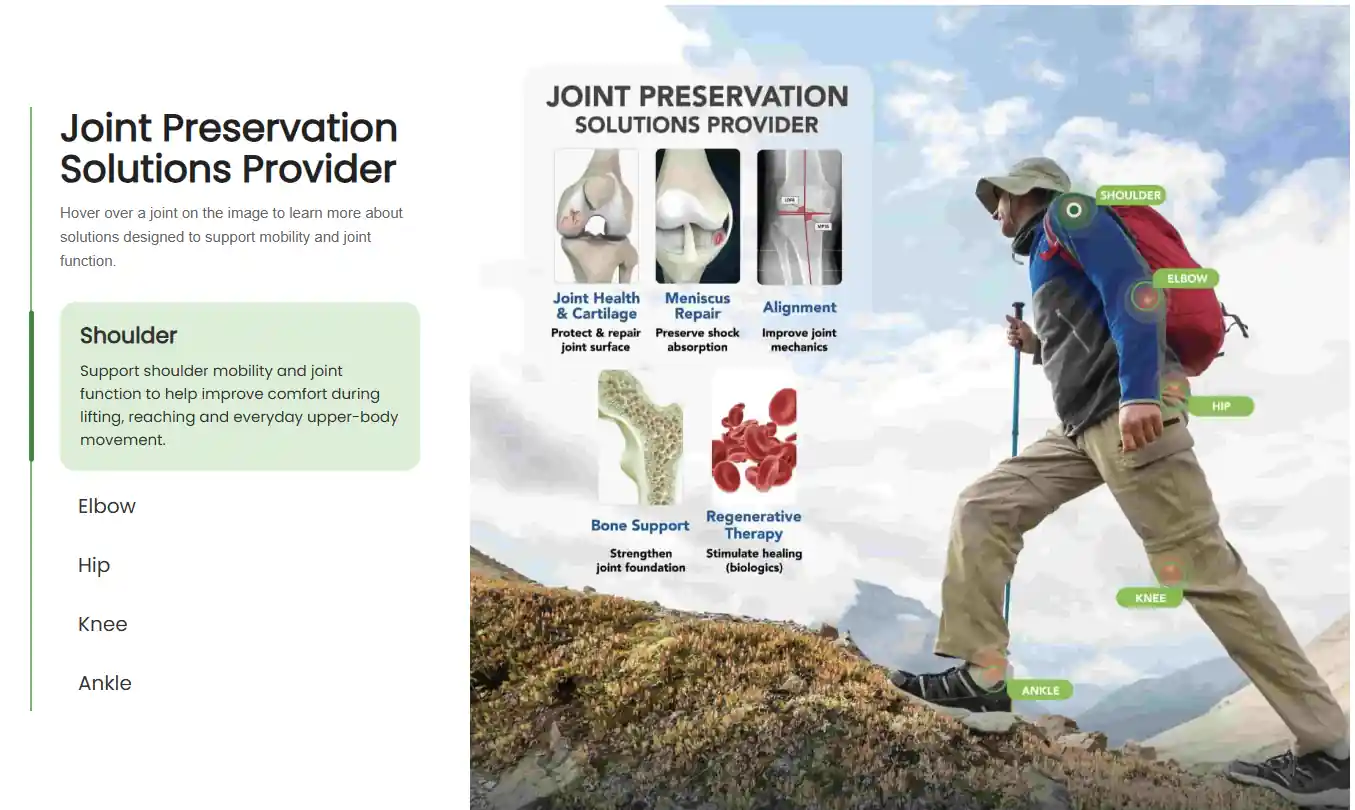 professional cimed healthcare Joint Preservation
Solutions Provider